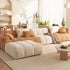 Julia Suede  Fabric Soft Sofa Modern 3-Seater Couch